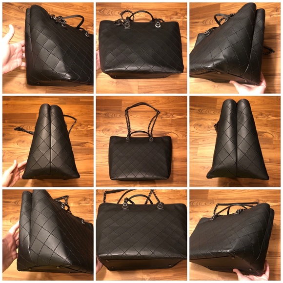 🚫SOLD🚫 Chanel Classic Tote Shoulder Bag Calfskin - Picture 4 of 8